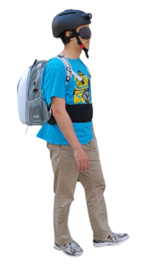 Guide-assistance system for the visually impaired